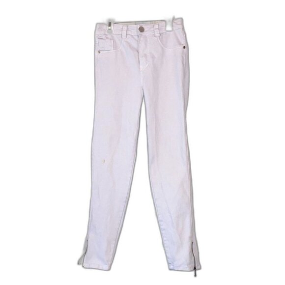 ARANZA Butt Lifting White Denim Stretch Skinny Jeans Womens Juniors Size 3 - Picture 1 of 15
